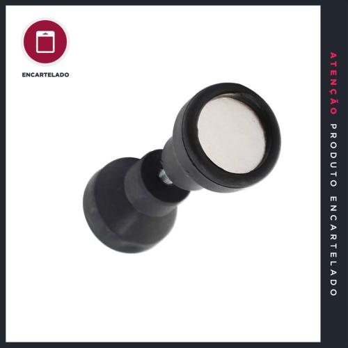 PUXADOR BOX DUPLO PRETO ABS/ALUM KIT COM 1 REF: 7319