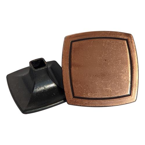 PUXADOR COLONIAL FERRARA BRONZE POLIDO ZAMAC REF: 7147BZP