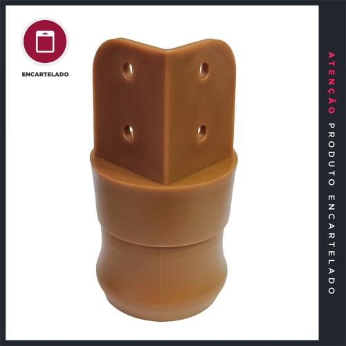PE ROUPEIRO COM REGULAGEM 59-107,5MM CARAMELO PLASTICO FOSCO KIT COM 10 REF: 5155TPCF