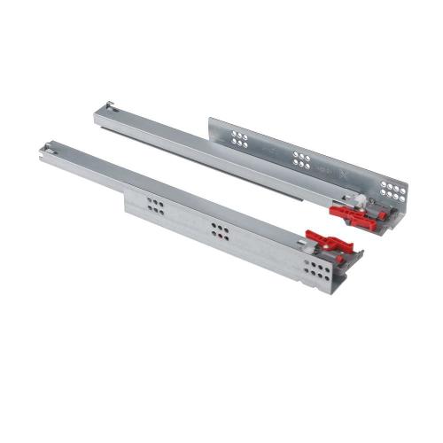CORREDIÇA INVISIVEL 450MM COM AMORTECEDOR METALNOX REF: CMTI450M