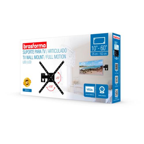 SUPORTE TV LED ARTICULADO 10-60 REF: BRA3.0