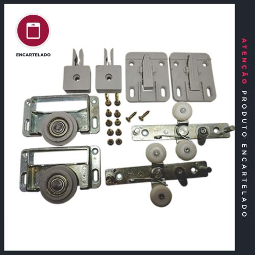 SISTEMA PORTA CORRER DUO 01 1 PORTA METAL KIT COM 1 REF: 6040