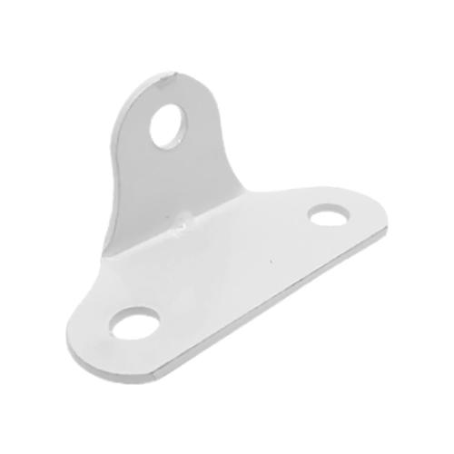 CANTONEIRA 3 FUROS 4,5X2MM BRANCO METAL REF: 5189B
