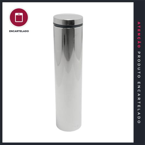 ESPAÇADOR DE VIDRO 10CM CROMADO METAL KIT COM 1 REF: 6011G