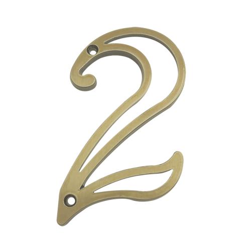 NÚMERO RESIDÊNCIA 02 OURO VELHO ZAMAC SILVANA - BLISTER REF: 95608