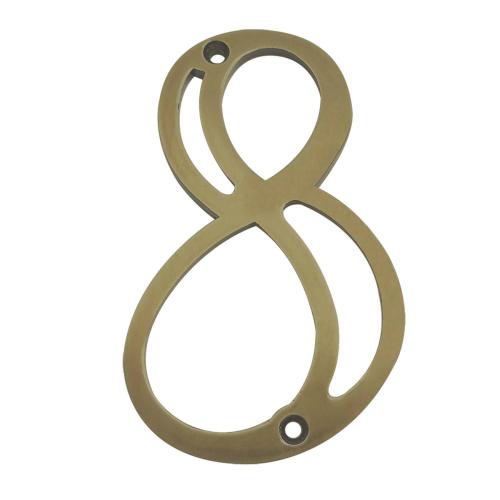 NÚMERO RESIDÊNCIA 08 OURO VELHO ZAMAC SILVANA - BLISTER REF: 95660