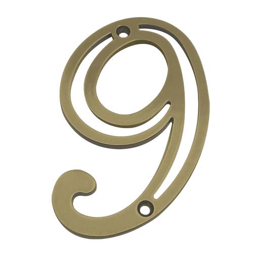 NÚMERO RESIDÊNCIA 09 OURO VELHO ZAMAC SILVANA - BLISTER REF: 95677