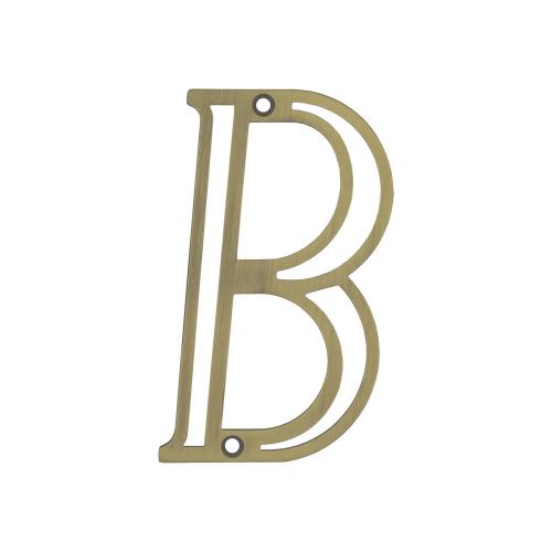 LETRA RESIDÊNCIA B OURO VELHO ZAMAC SILVANA - BLISTER REF: 95675