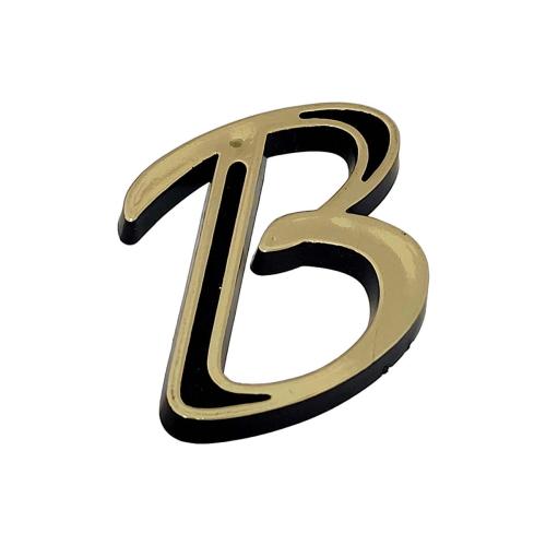 LETRA APARTAMENTO B OURO VELHO PLÁSTICO REF: LAPB
