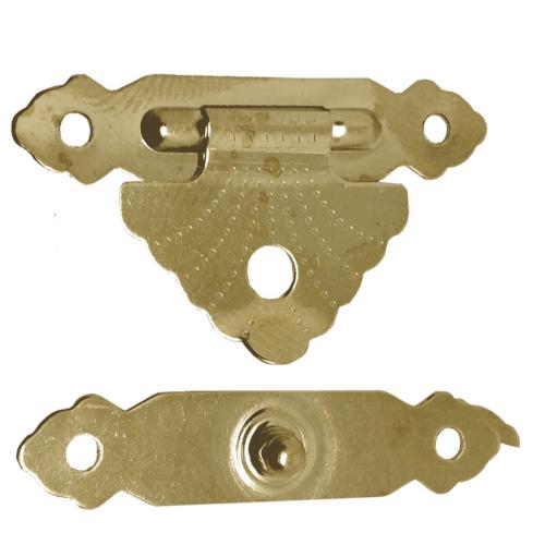 ARTESANATO FECHO CONCHA 38X20MM DOURADO METAL REF: 6169