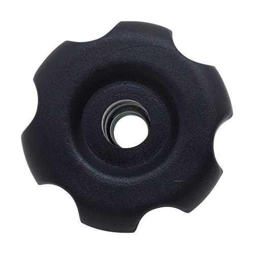 MANÍPULO FÊMEA 45MM 3/8 PRETO PLÁSTICO REF: MF3/8