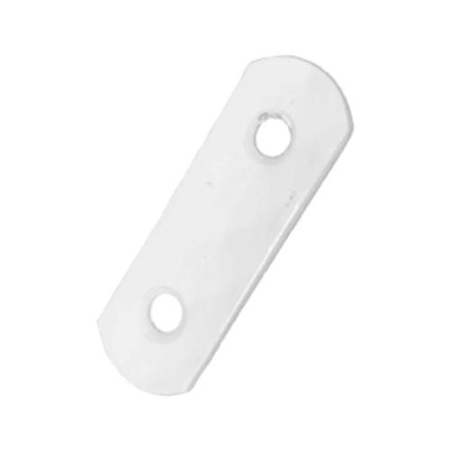 CHAPA UNIÃO 2 FUROS50X17MM BRANCO METAL REF: 4148PB