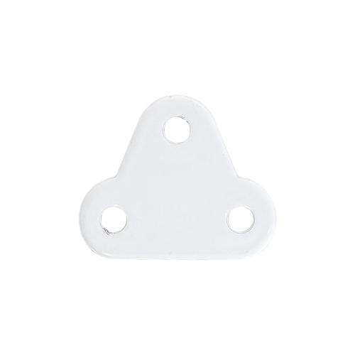 CHAPA UNIÃO 3 FUROS 37,5X30X2MM BRANCO REF: 4149B