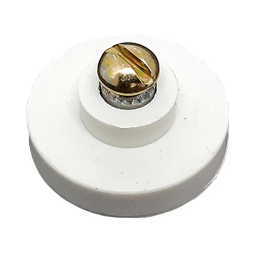 ROLDANA PARA VIDRO 25MM BRANCO PLÁSTICO REF: 4143