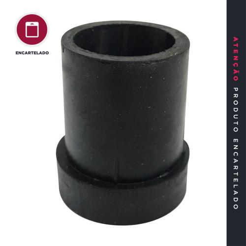 PONTEIRA BENGALA 3/4 PRETO BORRACHA KIT COM 1 REF: BE3/4