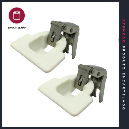 DOBRADIÇA PORTA 26MM CANTO EM L PLÁSTICA KIT COM 2 REF: 6026LPLA