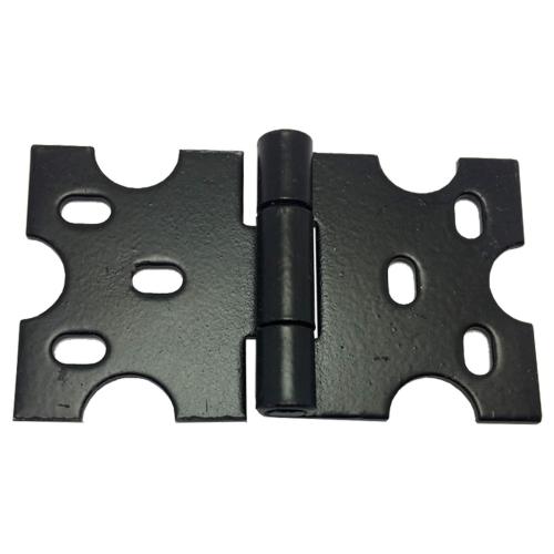 DOBRADIÇA COLONIAL MEXICANA 69,5X40MM PRETO ZAMAC REF: 6152P