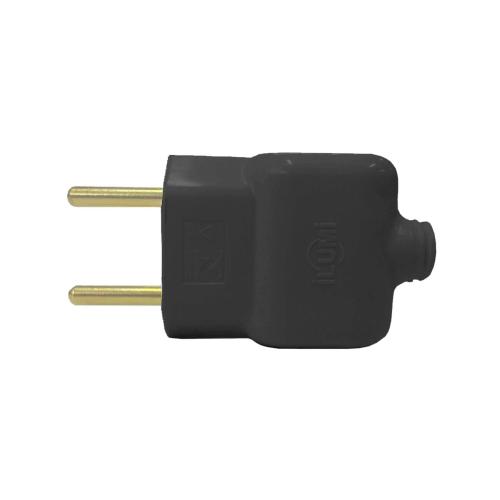 PINO PRENSA CABO 2P 10A 250V PRETO - PACOTE 10 PEÇAS REF: 14030PCT