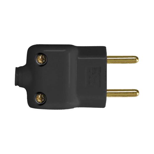 PINO PRENSA CABO 2P 20A 250V PRETO - PACOTE 10 PEÇAS REF: 14031PCT