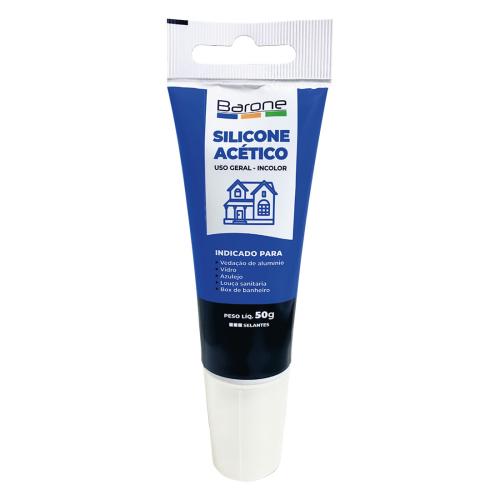 SILICONE ACETICO 50GRAMAS INCOLOR BARONE REF: 22507