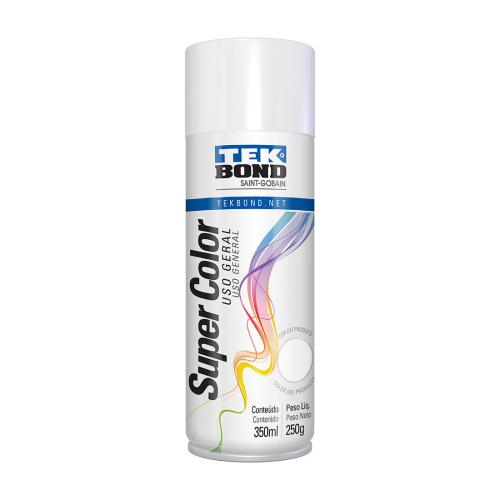 TINTA SPRAY 350ML/250G BRANCO BRILHANTE TEKBOND REF: 69957327012