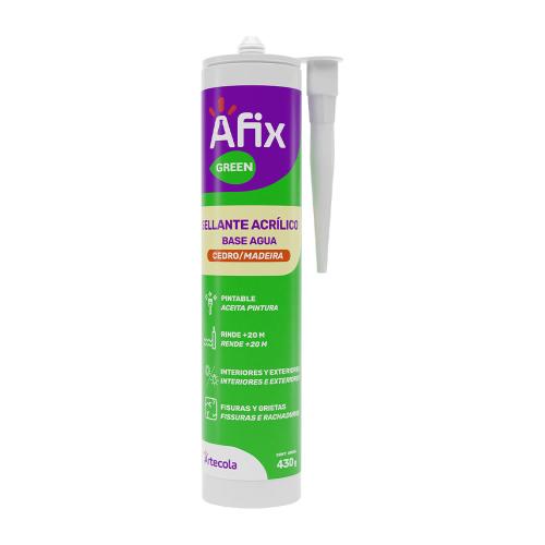 SELANTE ACRILICO BASE DAGUA 430G MADEIRA AFIX REF: 3001165