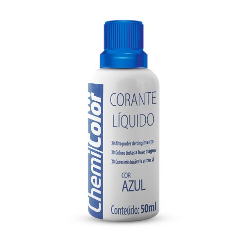 CORANTE LIQUIDO AZUL 50ML CHEMICOLOR REF: 0680469