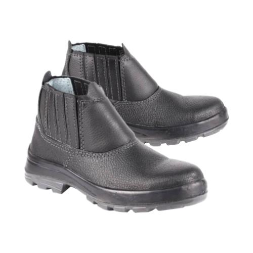 BOTINA SEGURANÇA T-44 ELÁSTICO PRETO BIQUEIRA PVC BRACOL REF: 490290136-44
