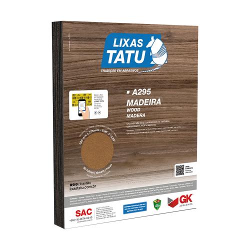 LIXA MADEIRA 225X275 GRAO 220 TATU REF: LXTMD220