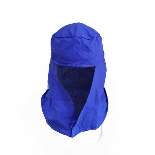 TOUCA SOLDADOR EM BRIM LEVE COM VELCRO AZUL BRASCAMP REF: TCS01AZ