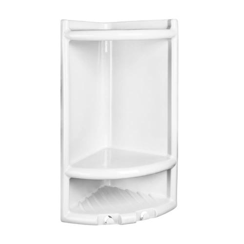 PORTA SHAMPOO BRANCO PARA BANHEIRO 254X408X177,6MM HERC REF: 4010H