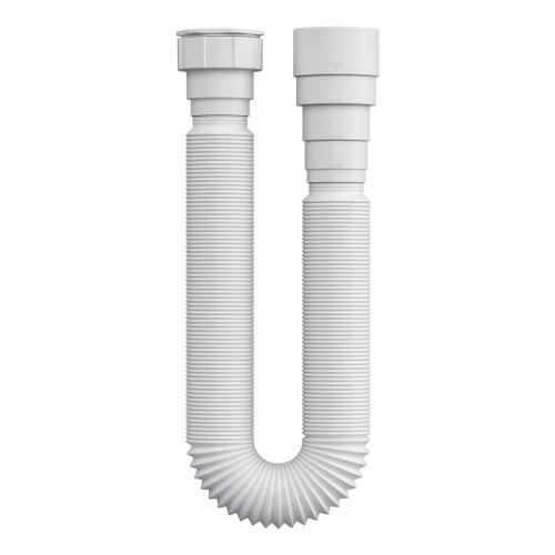 SIFÃO LONGO UNIVIVERSAL 1,5M DIÂMETRO NOMINAL 38/40/48/50MM BRANCO HERC REF: 2607H